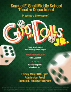 Guys and Dolls JR. Poster